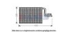 AKS DASIS 820304N Evaporator, air conditioning